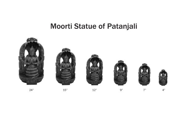 Pair of Pocket Size Patanjali statues - Image 3