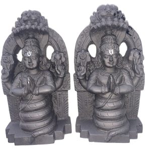 Pair of Pocket Size Patanjali statues