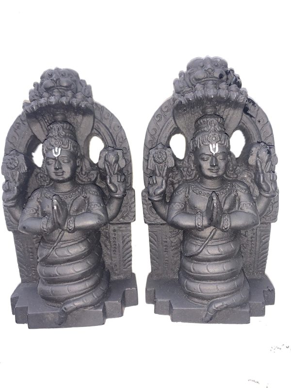 Pair of Pocket Size Patanjali statues