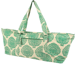 Palmette Leaf yoga mat bag by Yoga Mad